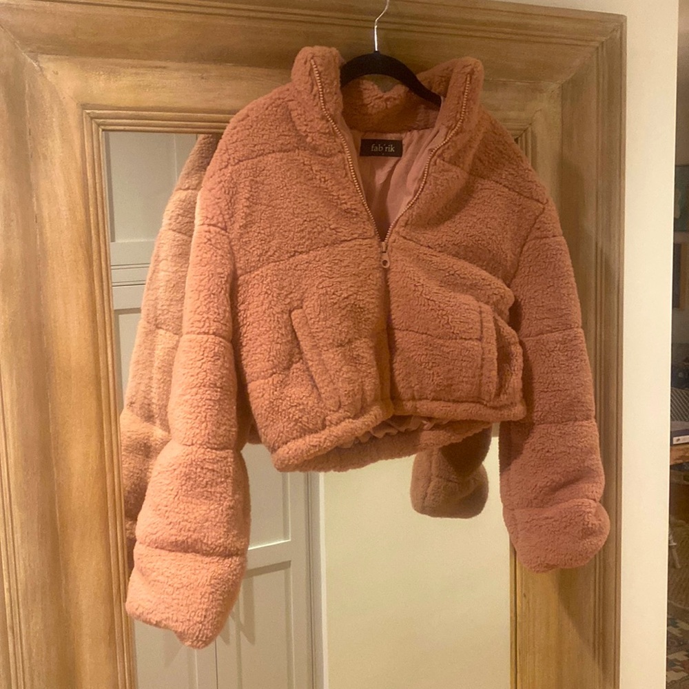 Fabrik fleece zip up coat - brand new/never worn.